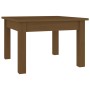 Mesa de centro madera maciza de pino marrón miel 45x45x30 cm von , Couchtisch - Ref: Foro24-814227, Preis: 35,42 €, Rabatt: %