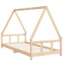 Estructura de cama para niños madera maciza de pino 90x200 cm by , Cribs and beds for children - Ref: Foro24-834453, Price: 1...