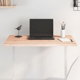Tablero de mesa madera maciza roble borde natural 80x60x2 cm de , Tableros para mesas - Ref: Foro24-363878, Precio: 56,94 €, ...
