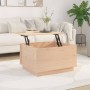 Mesa de centro de madera maciza de pino 60x50x35 cm de , Mesas de centro - Ref: Foro24-813415, Precio: 69,08 €, Descuento: %