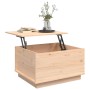 Mesa de centro de madera maciza de pino 60x50x35 cm de , Mesas de centro - Ref: Foro24-813415, Precio: 69,08 €, Descuento: %