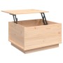 Mesa de centro de madera maciza de pino 60x50x35 cm de , Mesas de centro - Ref: Foro24-813415, Precio: 69,08 €, Descuento: %
