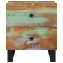 Mesita de noche de madera maciza reciclada 40x33x46 cm de , Mesitas de noche - Ref: Foro24-345218, Precio: 98,22 €, Descuento: %