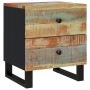 Mesita de noche de madera maciza reciclada 40x33x46 cm de , Mesitas de noche - Ref: Foro24-345218, Precio: 98,22 €, Descuento: %