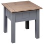 Mesita de noche madera pino estilo Panamá gris 50,5x50,5x52,5cm von , Nachttische - Ref: Foro24-282674, Preis: 44,35 €, Rabat...