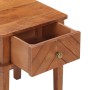 Mesita de noche de madera maciza de acacia 40x40x50 cm de , Mesitas de noche - Ref: Foro24-286575, Precio: 105,78 €, Descuent...