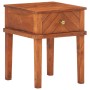 Mesita de noche de madera maciza de acacia 40x40x50 cm de , Mesitas de noche - Ref: Foro24-286575, Precio: 105,78 €, Descuent...