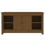 Mueble de TV madera maciza de pino marrón miel 103x36,5x52 cm de , Muebles TV - Ref: Foro24-814577, Precio: 72,45 €, Descuent...
