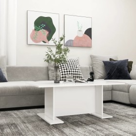 Mesa de centro de madera contrachapada blanco 103,5x60x40 cm von , Couchtisch - Ref: Foro24-806840, Preis: 43,83 €, Rabatt: %