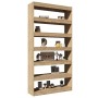 Estantería madera contrachapada roble Sonoma 100x30x198 cm von , Bücherregale und Regale - Ref: Foro24-811775, Preis: 167,78 ...