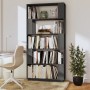 Estantería/divisor de espacios madera pino gris 80x25x163,5 cm by , Bookcases and shelves - Ref: Foro24-814066, Price: 89,52 ...