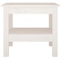 Mesa de centro de madera maciza de pino blanco 45x45x40 cm von , Couchtisch - Ref: Foro24-814265, Preis: 60,20 €, Rabatt: %