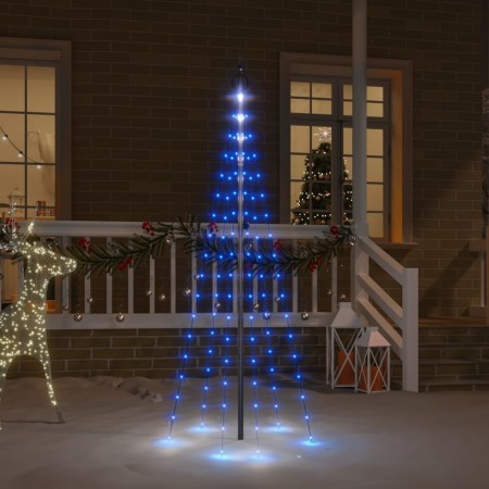 Árbol de Navidad en asta de bandera 108 LED azul 180 cm von , Weihnachtsbeleuchtung - Ref: Foro24-343520, Preis: 16,70 €, Rab...