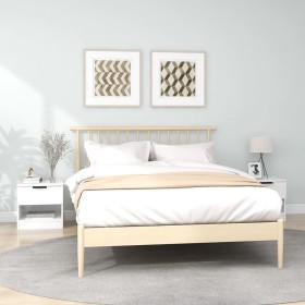 Mesitas de noche 2 uds madera contrachapada color blanco by , Nightstands - Ref: Foro24-811251, Price: 72,84 €, Discount: %