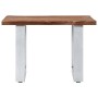 Mesa de centro borde natural madera maciza acacia 60x60x40 cm by , Coffee table - Ref: Foro24-247826, Price: 106,10 €, Discou...