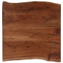 Mesa de centro borde natural madera maciza acacia 60x60x40 cm by , Coffee table - Ref: Foro24-247826, Price: 106,10 €, Discou...