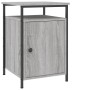 Mesita de noche madera contrachapada gris Sonoma 40x42x60 cm de , Mesitas de noche - Ref: Foro24-825869, Precio: 42,60 €, Des...