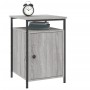 Mesita de noche madera contrachapada gris Sonoma 40x42x60 cm de , Mesitas de noche - Ref: Foro24-825869, Precio: 42,60 €, Des...