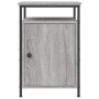 Mesita de noche madera contrachapada gris Sonoma 40x42x60 cm de , Mesitas de noche - Ref: Foro24-825869, Precio: 42,60 €, Des...