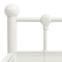 Mesitas de noche 2 unidades metal vidrio blanco y transparente von , Nachttische - Ref: Foro24-325078, Preis: 83,44 €, Rabatt: %