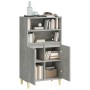 Aparador alto madera contrachapada gris hormigón 60x36x110 cm von , Sideboards - Ref: Foro24-821224, Preis: 81,75 €, Rabatt: %