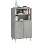 Aparador alto madera contrachapada gris hormigón 60x36x110 cm von , Sideboards - Ref: Foro24-821224, Preis: 81,75 €, Rabatt: %