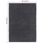 Alfombra rectangular algodón gris antracita 80x160 cm von , Teppiche - Ref: Foro24-345115, Preis: 45,83 €, Rabatt: %