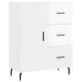 Aparador de madera contrachapada blanco brillante 69,5x34x90 cm de , Aparadores - Ref: Foro24-827934, Precio: 73,82 €, Descue...