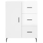 Aparador de madera contrachapada blanco brillante 69,5x34x90 cm de , Aparadores - Ref: Foro24-827934, Precio: 73,82 €, Descue...