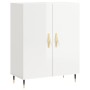 Aparador de madera contrachapada blanco brillante 69,5x34x90 cm de , Aparadores - Ref: Foro24-827702, Precio: 82,43 €, Descue...