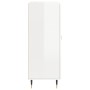 Aparador de madera contrachapada blanco brillante 69,5x34x90 cm de , Aparadores - Ref: Foro24-827702, Precio: 82,43 €, Descue...