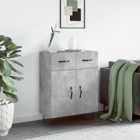Aparador de madera de ingeniería gris hormigón 69,5x34x90 cm von , Sideboards - Ref: Foro24-827976, Preis: 85,90 €, Rabatt: %