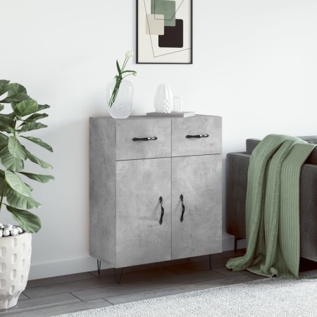 Aparador de madera de ingeniería gris hormigón 69,5x34x90 cm von , Sideboards - Ref: Foro24-827976, Preis: 85,90 €, Rabatt: %