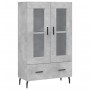 Aparador alto madera de ingeniería gris hormigón 69,5x31x115 cm von , Sideboards - Ref: Foro24-828320, Preis: 72,84 €, Rabatt: %