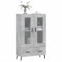Aparador alto madera de ingeniería gris hormigón 69,5x31x115 cm von , Sideboards - Ref: Foro24-828320, Preis: 72,84 €, Rabatt: %