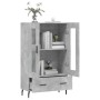 Aparador alto madera de ingeniería gris hormigón 69,5x31x115 cm von , Sideboards - Ref: Foro24-828320, Preis: 72,84 €, Rabatt: %