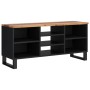 Mueble de TV madera acacia y madera contrachapada 100x33x46 cm von , TV-Möbel - Ref: Foro24-351967, Preis: 80,89 €, Rabatt: %