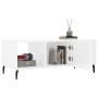 Mesa de centro madera contrachapada blanco brillo 102x50x40 cm by , Coffee table - Ref: Foro24-829318, Price: 51,95 €, Discou...