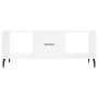 Mesa de centro madera contrachapada blanco brillo 102x50x40 cm by , Coffee table - Ref: Foro24-829318, Price: 51,95 €, Discou...