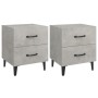 Mesitas de noche 2 unidades gris hormigón 40x35x47,5 cm von , Nachttische - Ref: Foro24-811997, Preis: 85,17 €, Rabatt: %