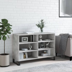 Aparador de madera contrachapada gris hormigón 103,5x35x70 cm by , Sideboards - Ref: Foro24-827120, Price: 60,94 €, Discount: %