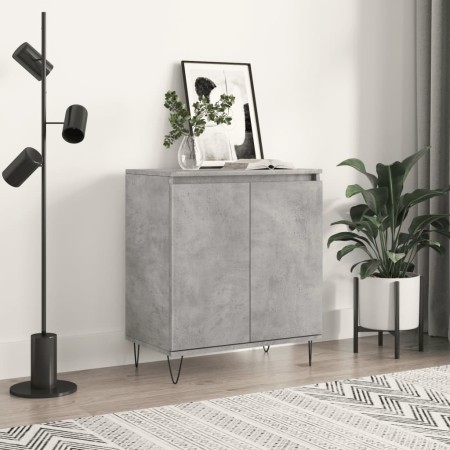 Aparador de madera contrachapada gris hormigón 60x35x70 cm by , Sideboards - Ref: Foro24-827160, Price: 70,22 €, Discount: %