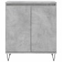 Aparador de madera contrachapada gris hormigón 60x35x70 cm by , Sideboards - Ref: Foro24-827160, Price: 70,22 €, Discount: %