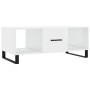 Mesa de centro madera contrachapada blanco brillo 102x50x40 cm de , Mesas de centro - Ref: Foro24-829326, Precio: 59,81 €, De...