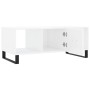 Mesa de centro madera contrachapada blanco brillo 102x50x40 cm de , Mesas de centro - Ref: Foro24-829326, Precio: 59,81 €, De...