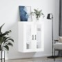 Armario de pared blanco brillante 69,5x34x90 cm de , Aparadores - Ref: Foro24-828502, Precio: 105,43 €, Descuento: %