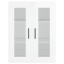 Armario de pared blanco brillante 69,5x34x90 cm de , Aparadores - Ref: Foro24-828502, Precio: 105,43 €, Descuento: %
