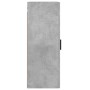 Armario de pared gris hormigón 34,5x34x90 cm by , Sideboards - Ref: Foro24-828872, Price: 62,41 €, Discount: %