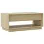 Mesa de centro madera contrachapada roble Sonoma 102,5x55x44 cm de , Mesas de centro - Ref: Foro24-809506, Precio: 103,53 €, ...