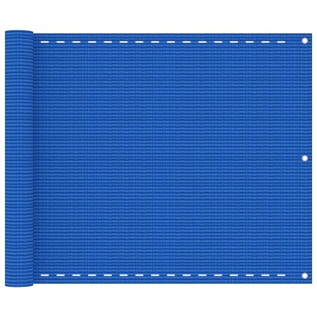 Toldo para balcón HDPE azul 75x500 cm by , Umbrellas - Ref: Foro24-310982, Price: 19,94 €, Discount: %